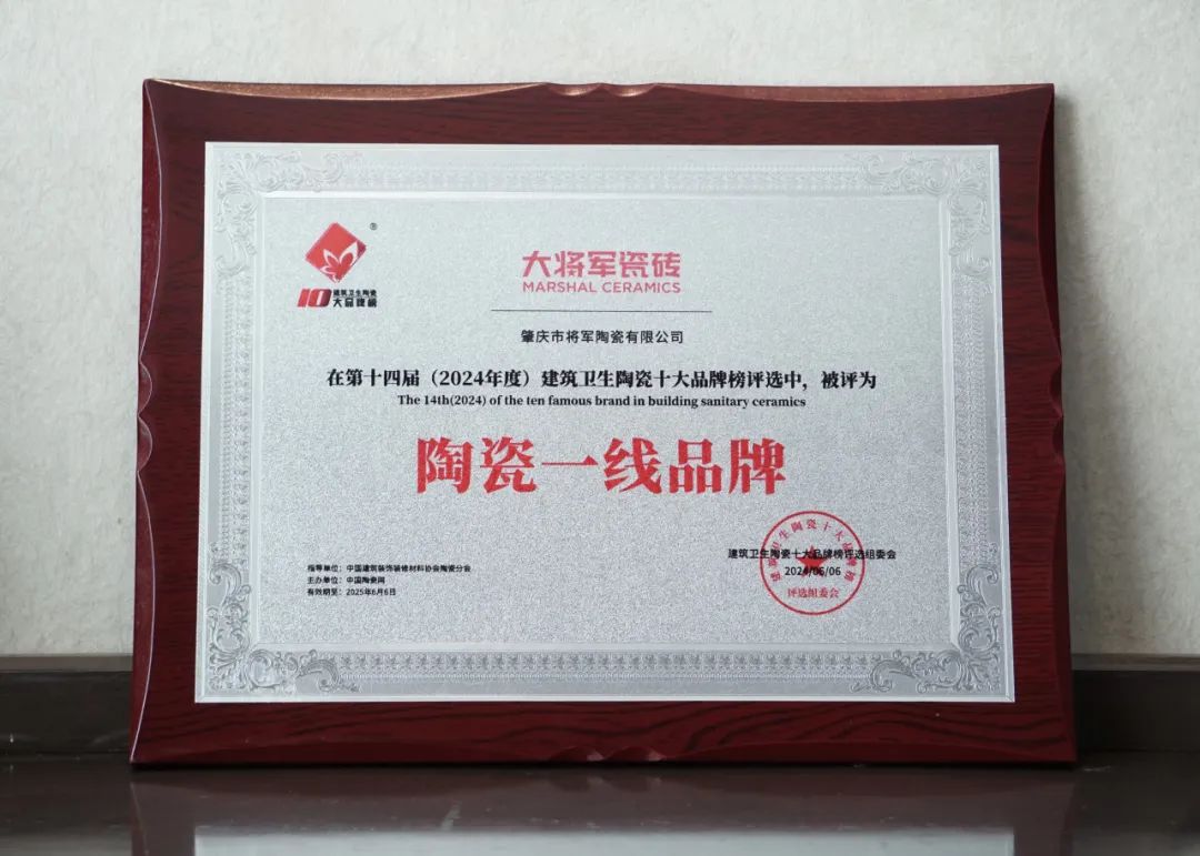 品牌標桿，綻耀不凡 ！恭喜大將軍瓷磚榮膺 “陶瓷一線(xiàn)品牌”、 “瓷磚十大品牌”兩大獎項(圖9)