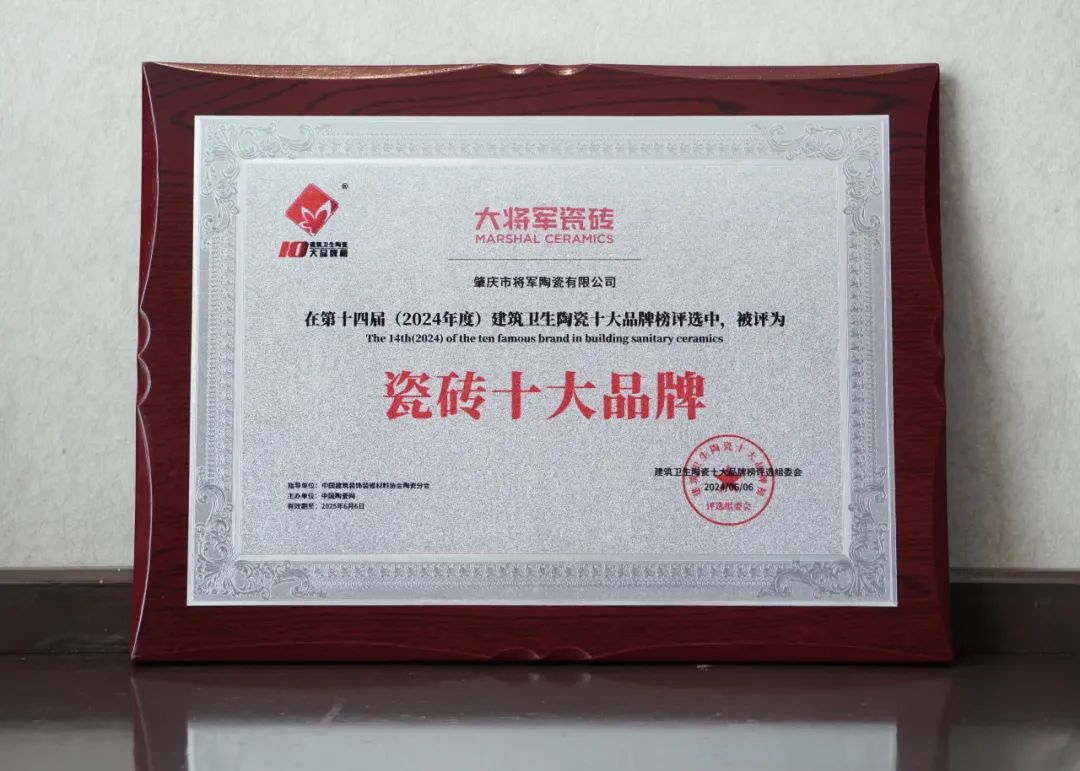 品牌標桿，綻耀不凡 ！恭喜大將軍瓷磚榮膺 “陶瓷一線(xiàn)品牌”、 “瓷磚十大品牌”兩大獎項(圖8)